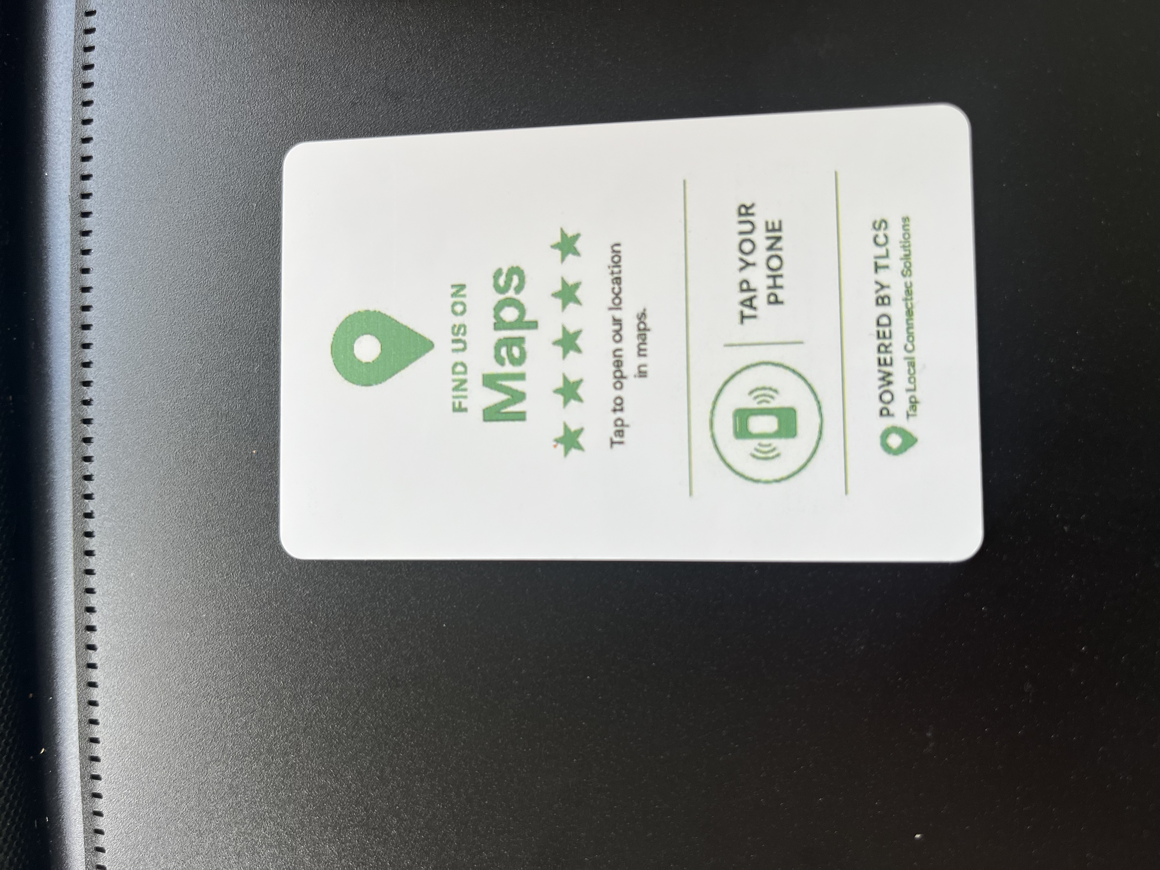 TLCS Google Maps (Green) NFC digital business card